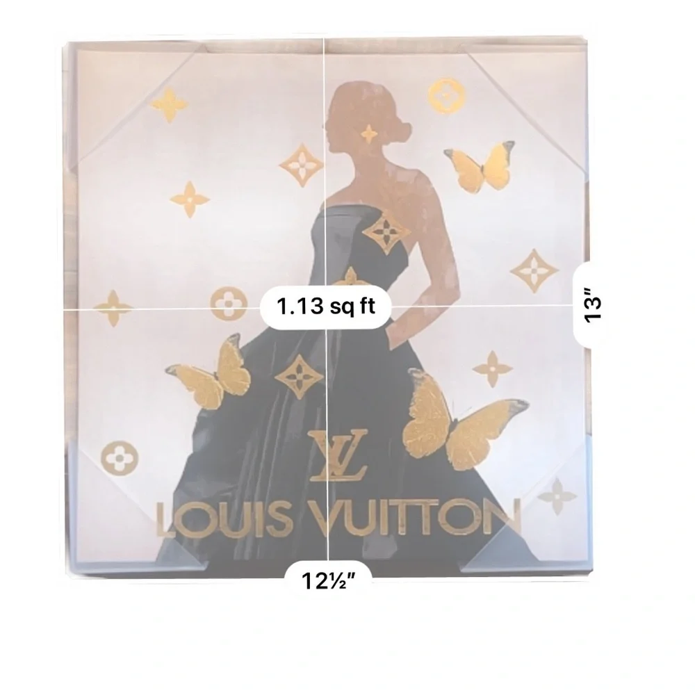 Gorgeous background photo pieces or wall art! Gucci & Louis Vuitton Fashion art - Picture 6 of 7